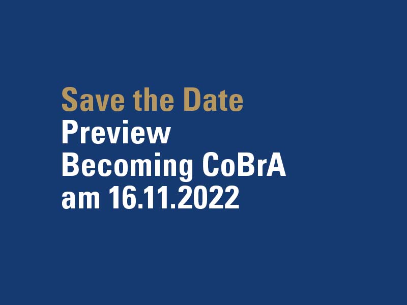 SAVE THE DATE  Preview Becoming CoBrA am 16.11.2022